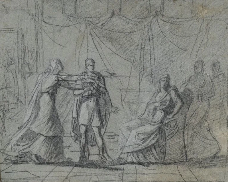 Jean - Baptiste Wicar, Scene di storia antica